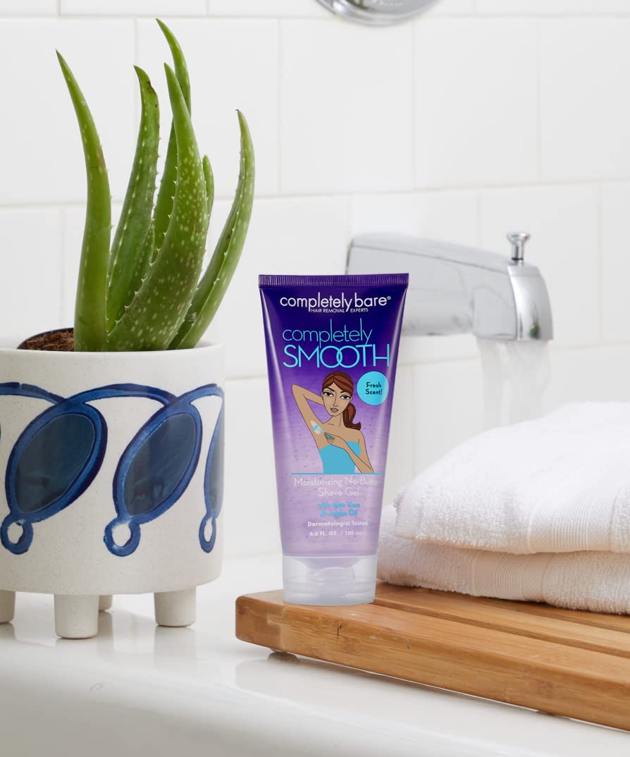 Completely Bare Completely SMOOTH packaging highlights vegan and cruelty-free values.