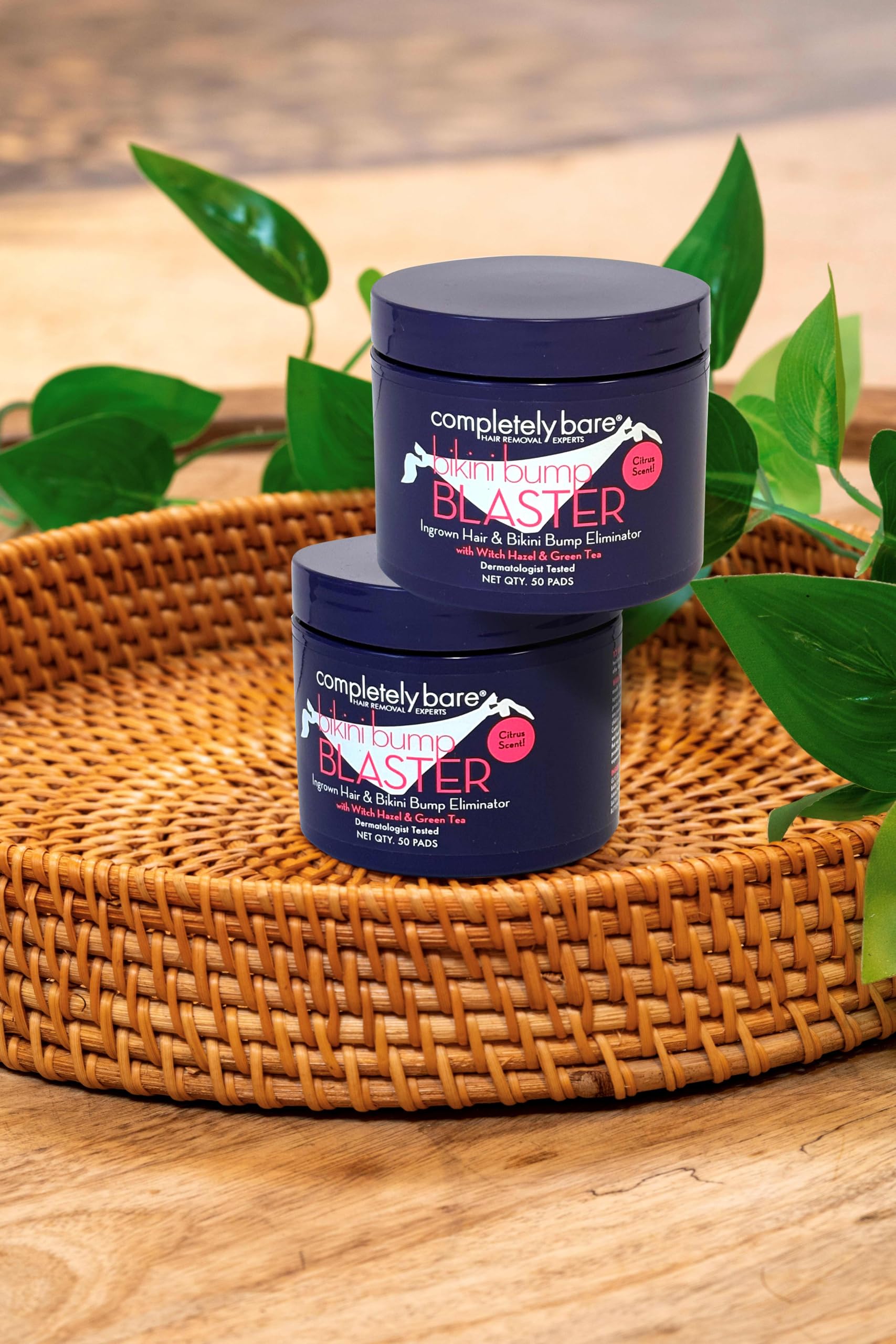 Completely Bare Dermatologist-tested pads provide safe at-home skincare.