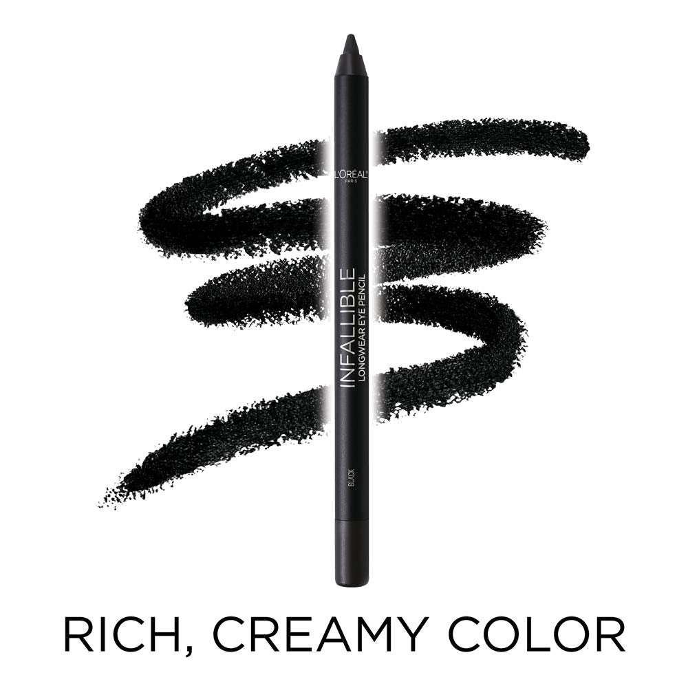 L’Oréal Paris Infallible Pro-Last Pencil Eyeliner, combinación ideal con máscara voluminosa.