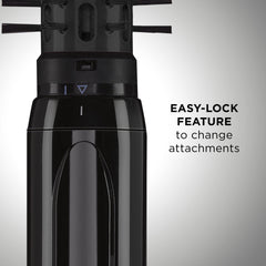 3-4 inch brush attachment ideal for tighter curls and volume.