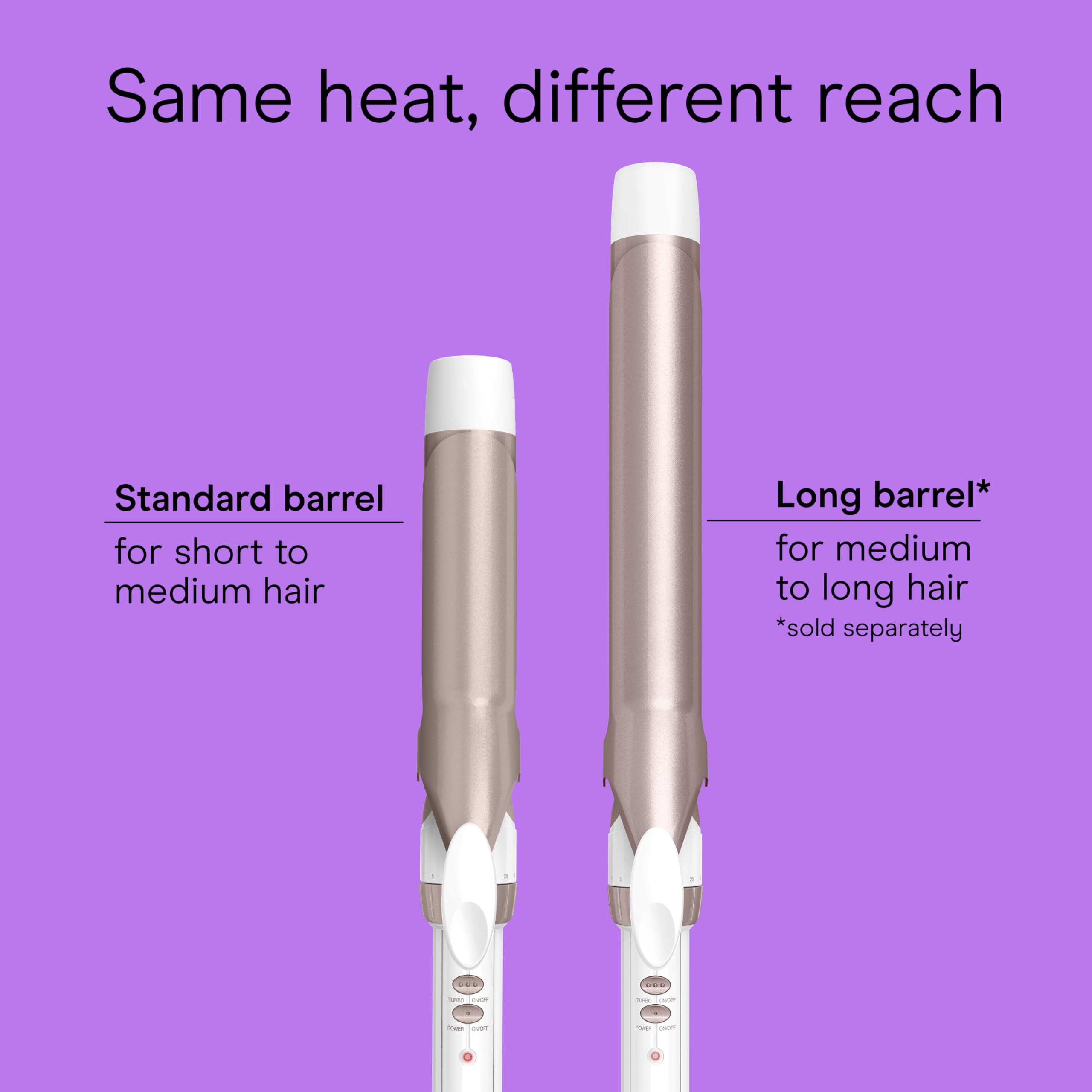 Turbo Heat boost and 30 heat settings enable versatile styling options