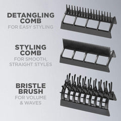 Conair 3-in-1 styling dryer with detangling comb attachment for easy detangling