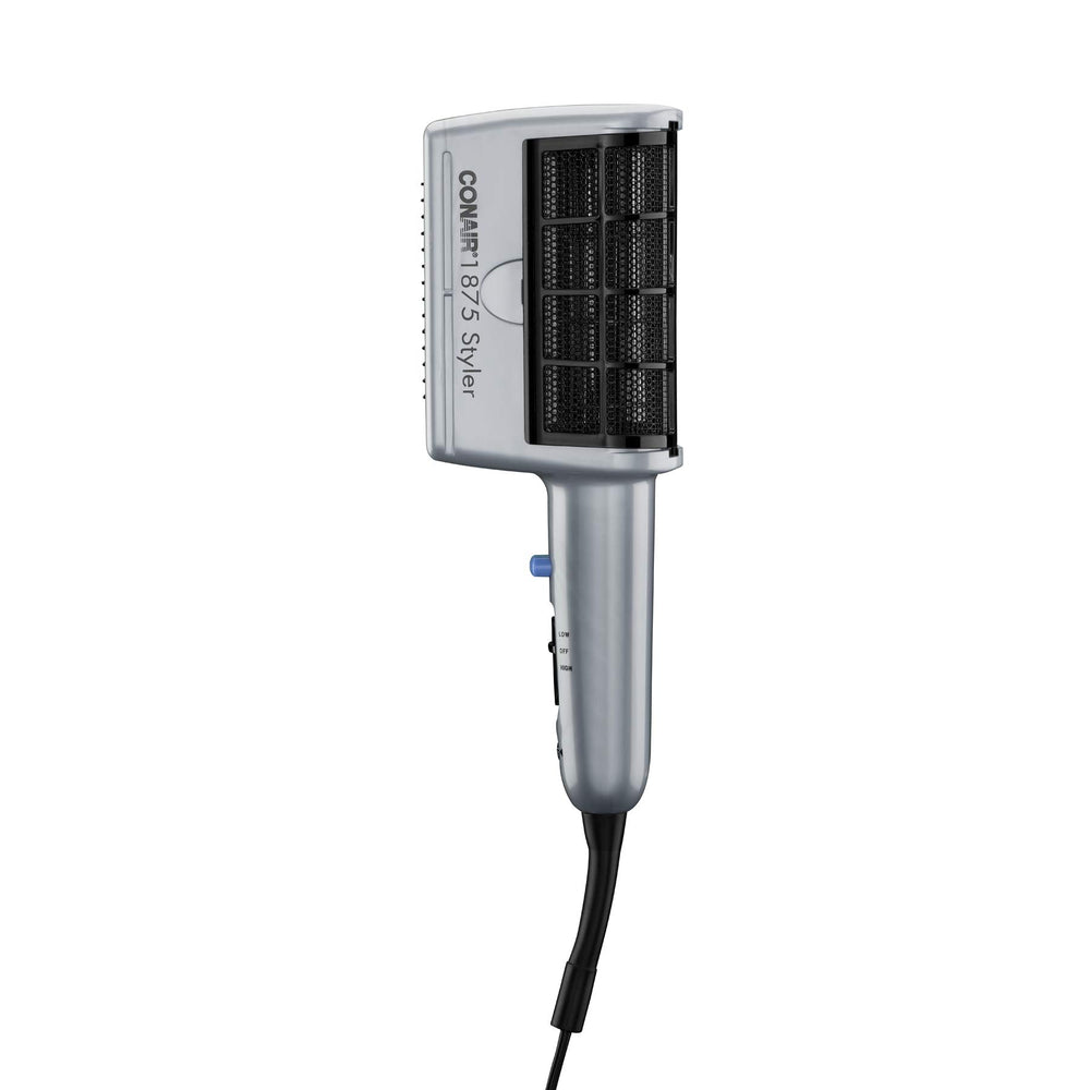 Hinged filter on the Conair dryer allows easy maintenance