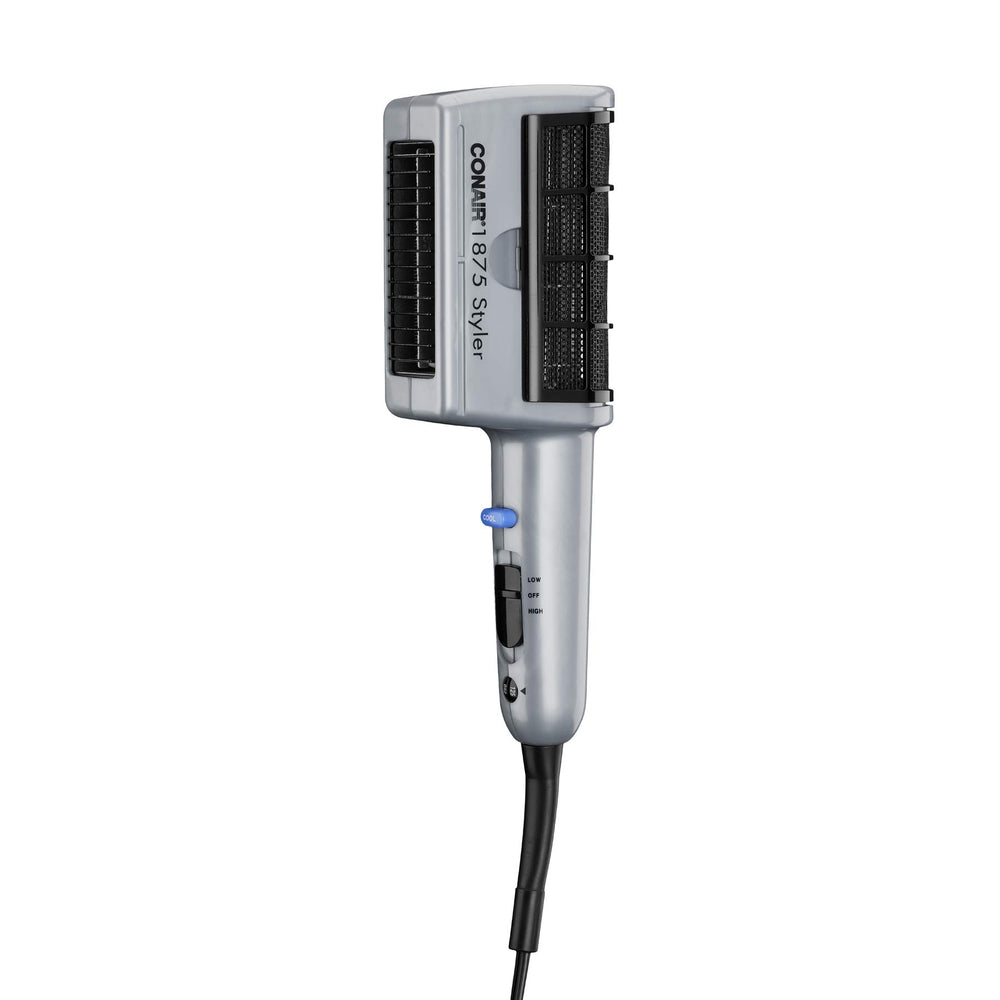 Conair 3-in-1 styling dryer with styling comb attachment for sleek straight styles