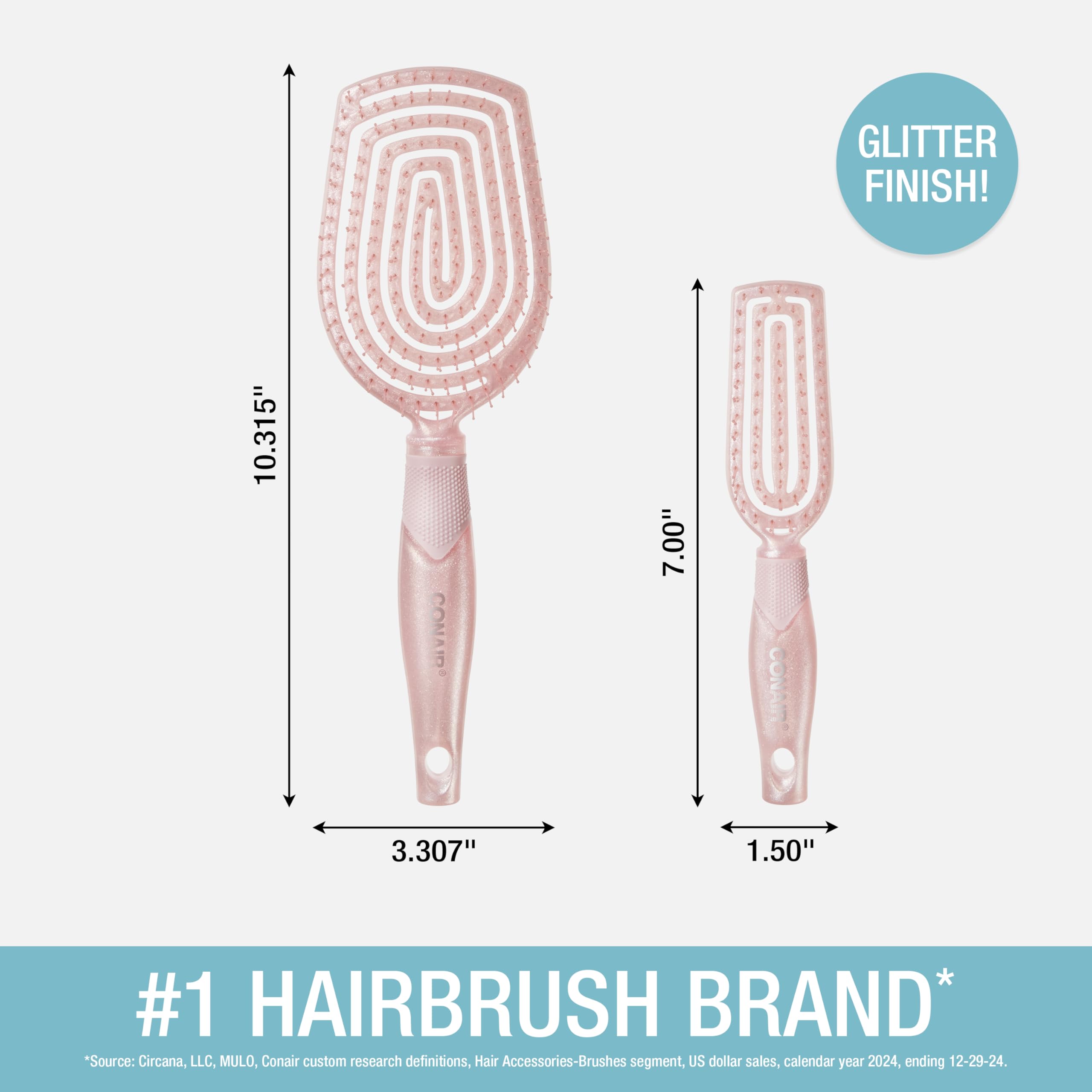 Conair blush pink design adds style and function