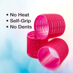 Storage case keeps rollers organized and ready to travel.
