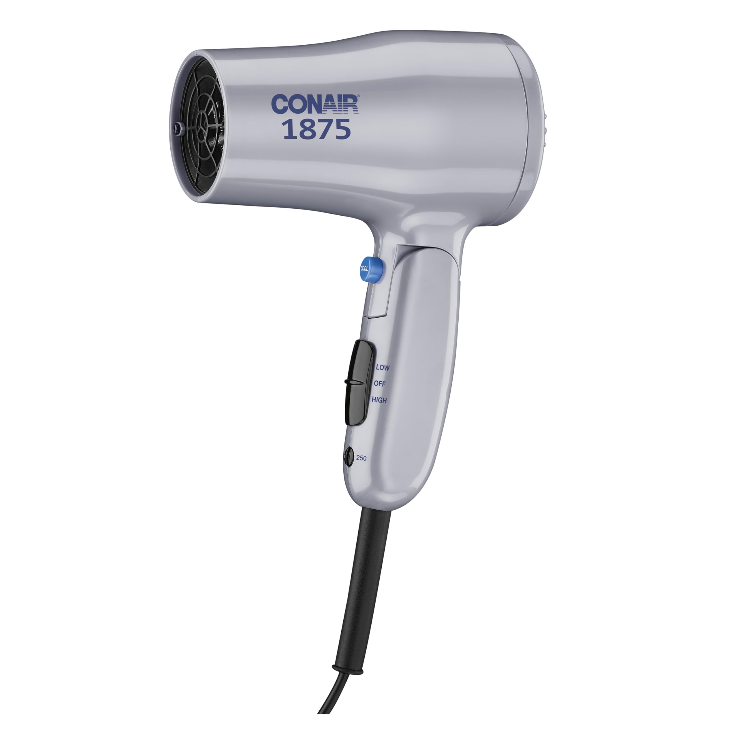 Conair compact hair dryer with folding-handle for travel packing