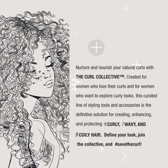 Conair Curl Collective ceramic pressing comb minimizes heat damage with ceramic technology during styling.
