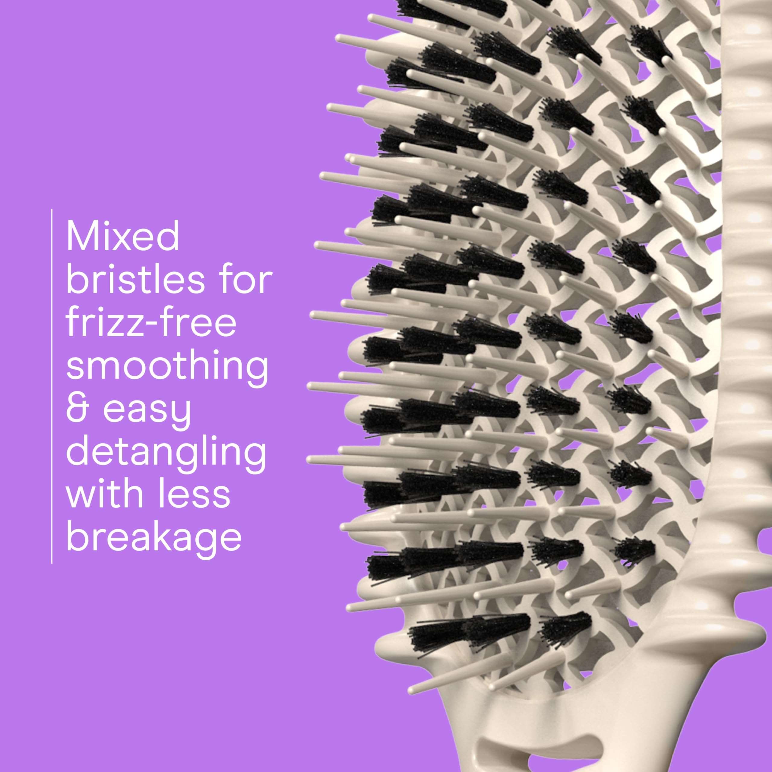 Conair Curl Define Pro bristle mix closeup reduces snagging