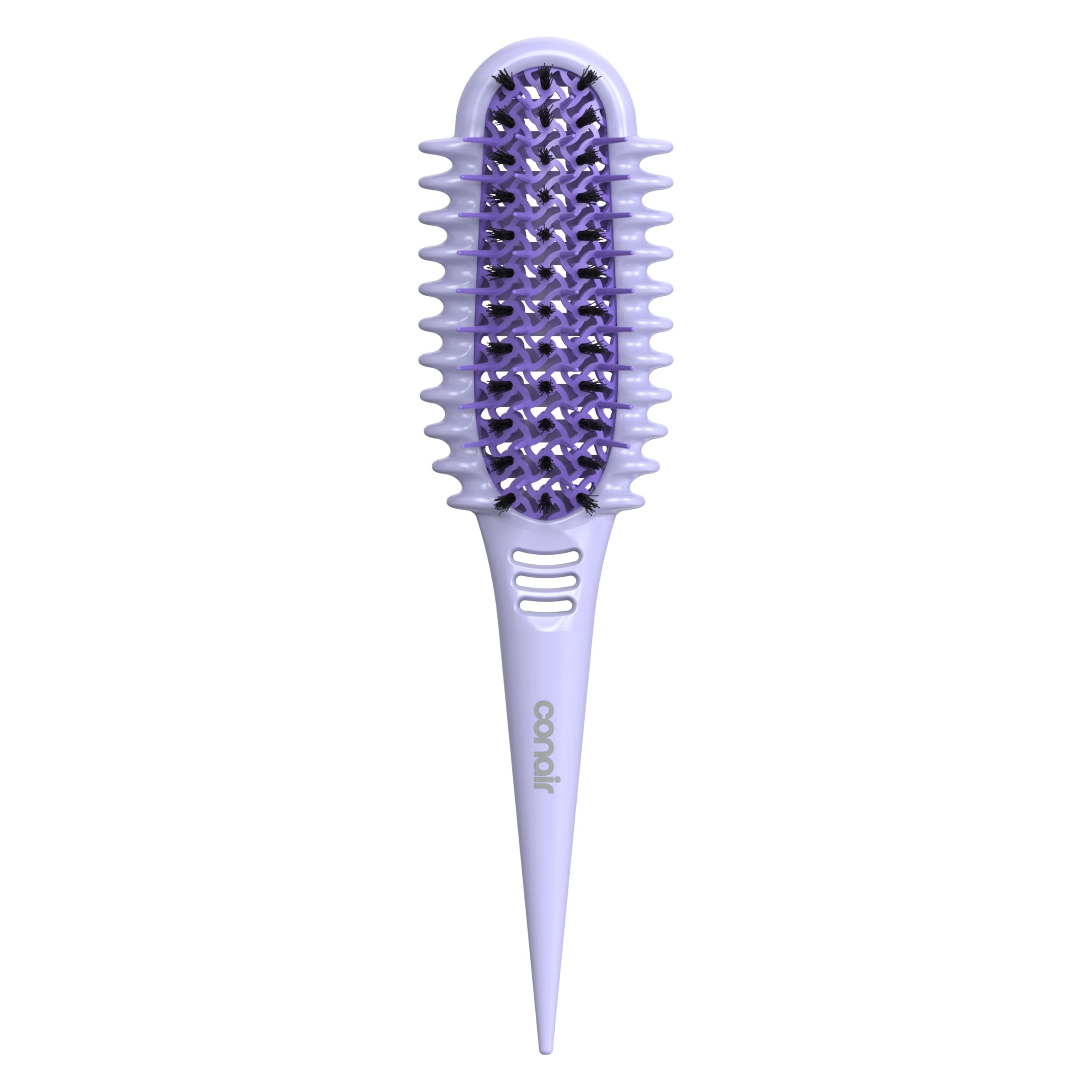 Conair Curl Define Pro brush, front view, smooths loose curls with gentle detangling