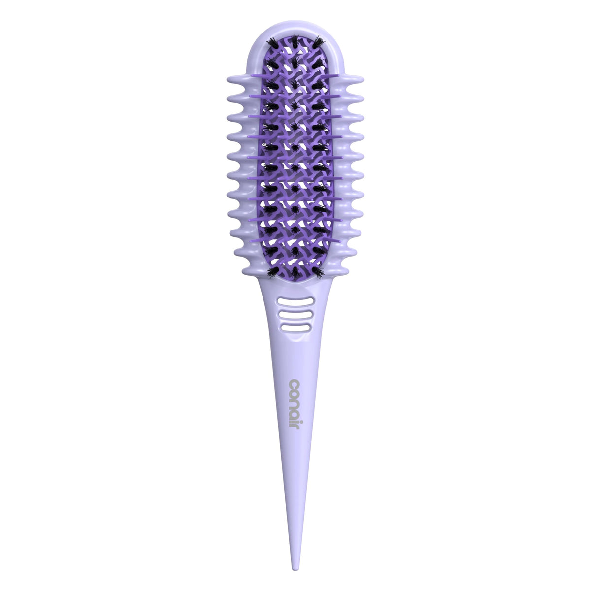 Conair Curl Define Pro brush, front view, smooths loose curls with gentle detangling
