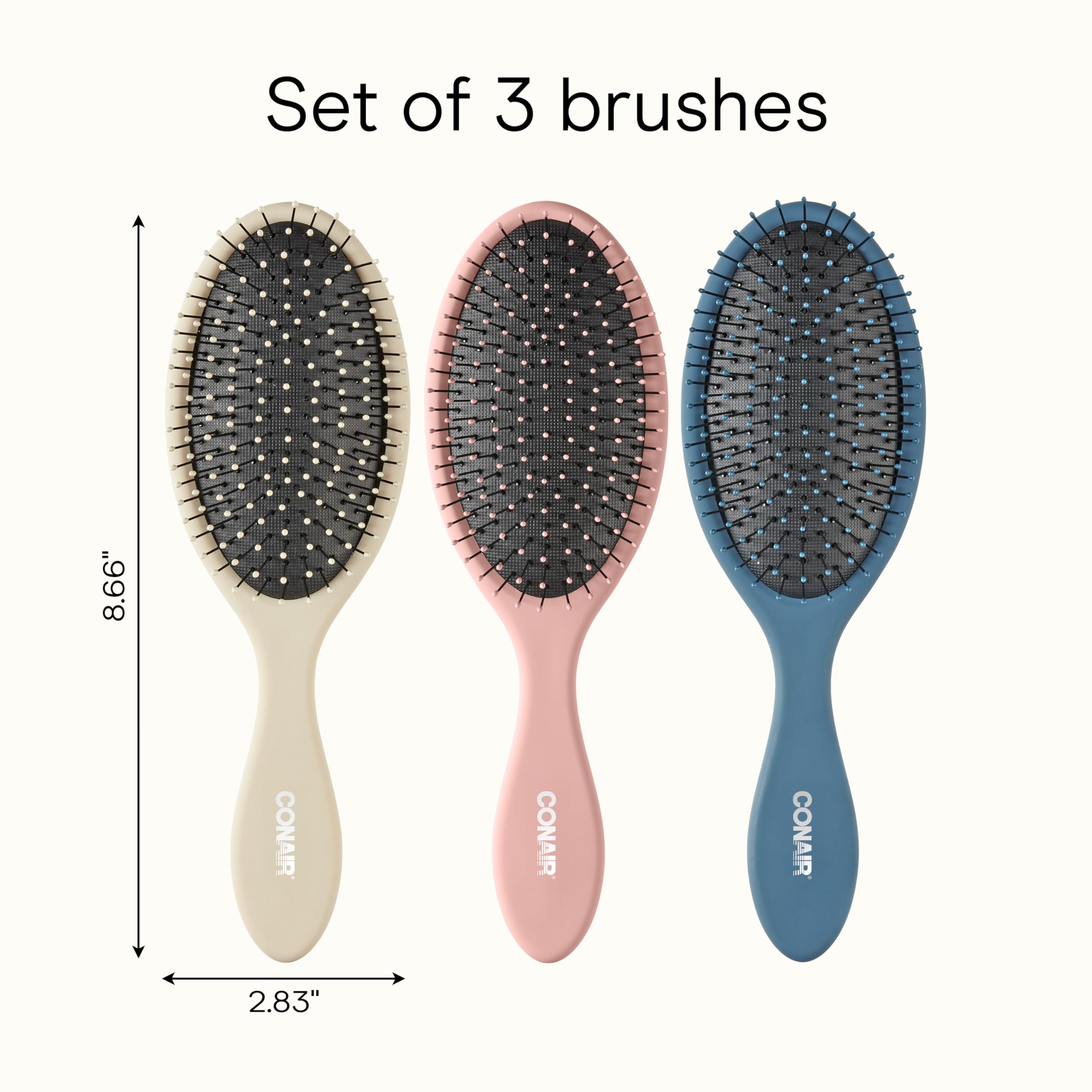 Conair Detangling Brush suitable for wet hair detangling.