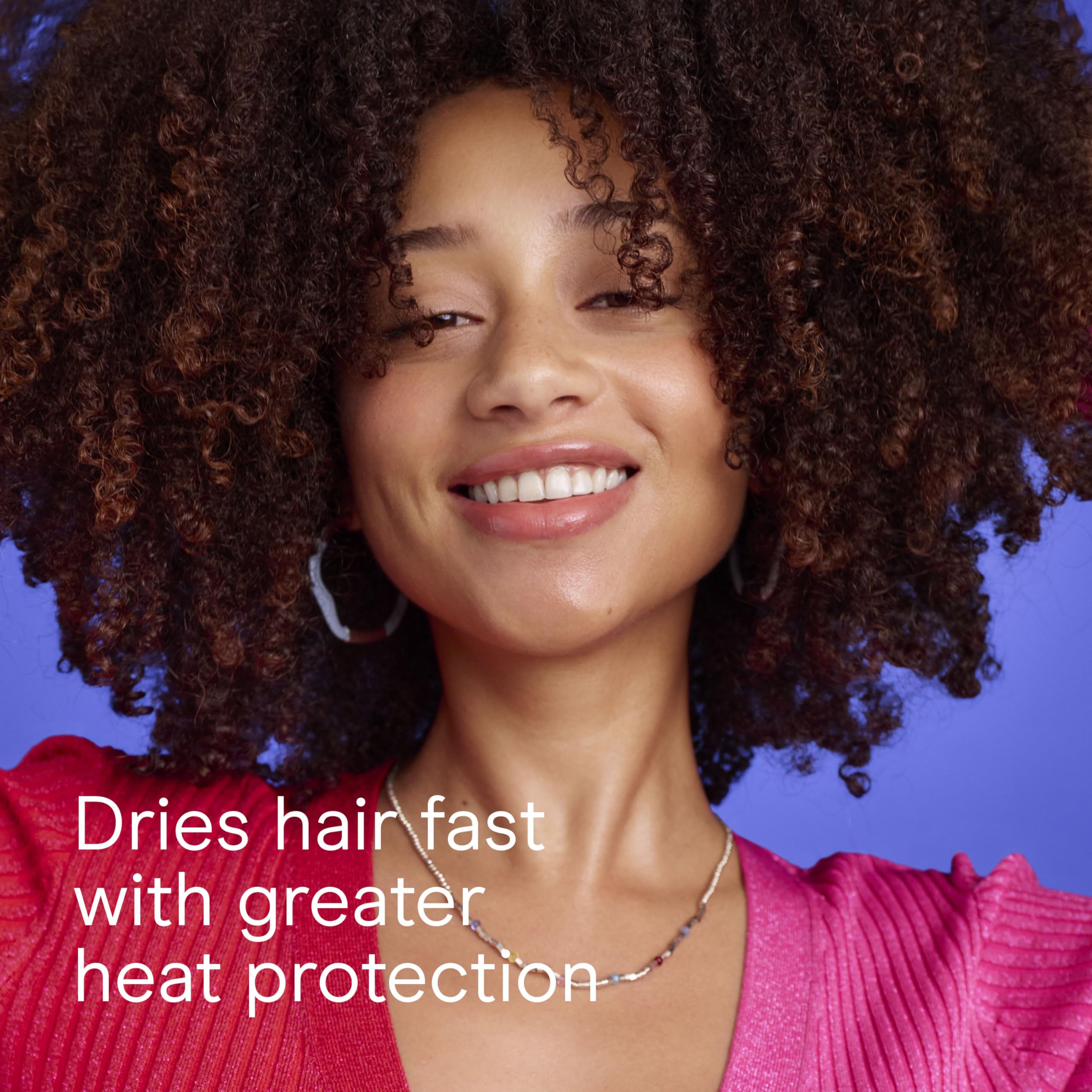 Conair diffuser using curl-definition tech for even heat and defined waves.