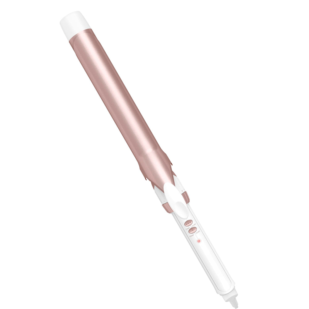 Conair double ceramic 1-1-4-inch long-barrel curling iron for loose, lasting curls.