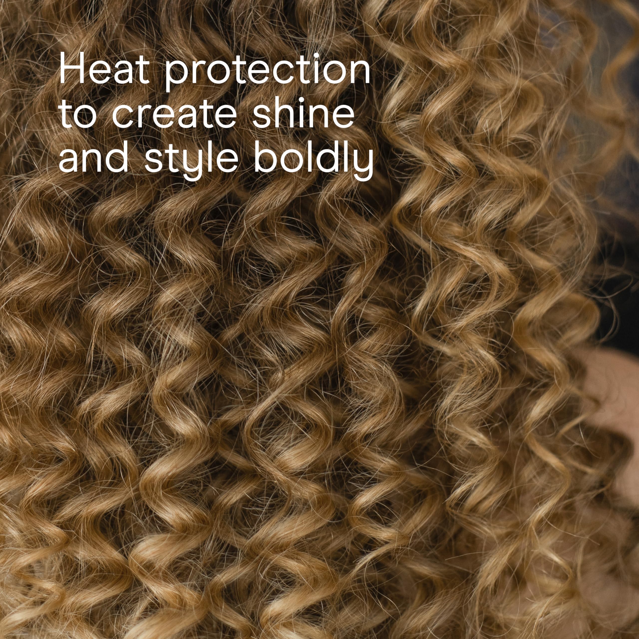 Conair curling iron cool tip provides safe handling during styling.