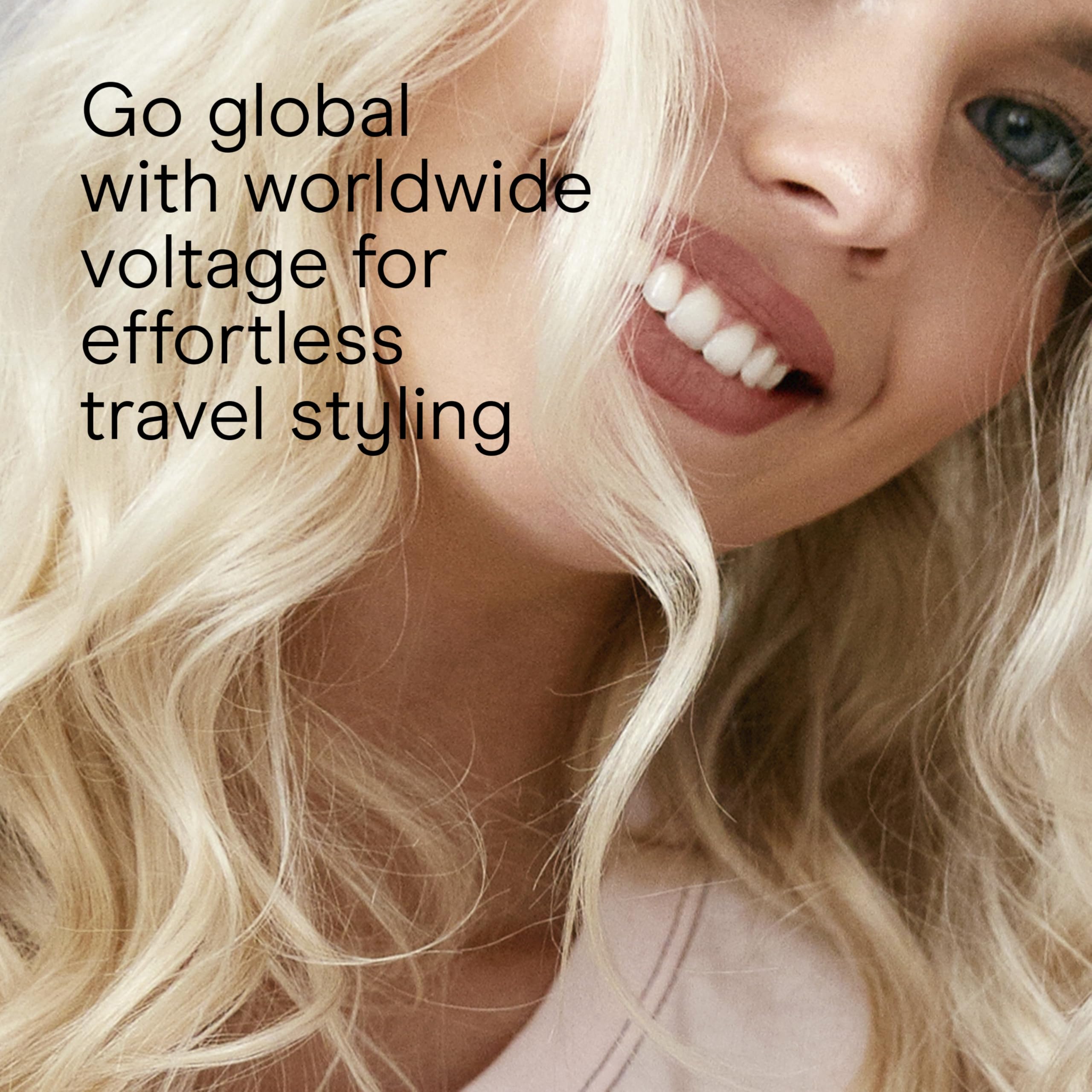 Conair Double Ceramic 1-Inch Curling Iron works on all hair lengths.