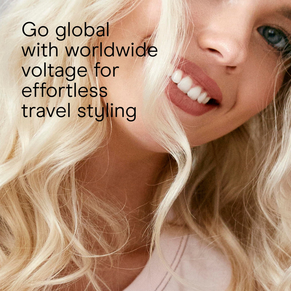 Conair Double Ceramic 1-Inch Curling Iron works on all hair lengths.