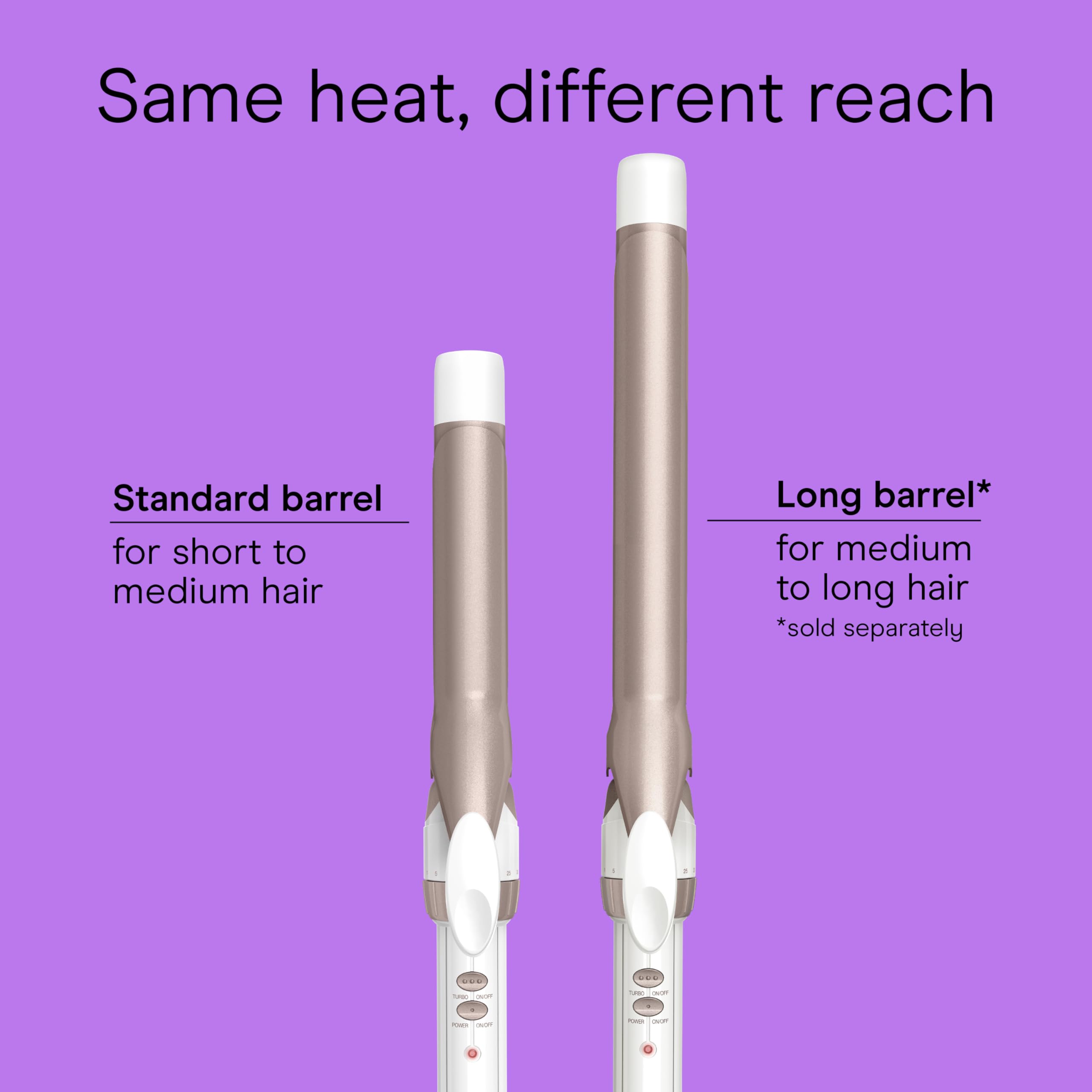 Conair Double Ceramic 1-Inch Curling Iron Turbo Heat boost enables rapid styling.