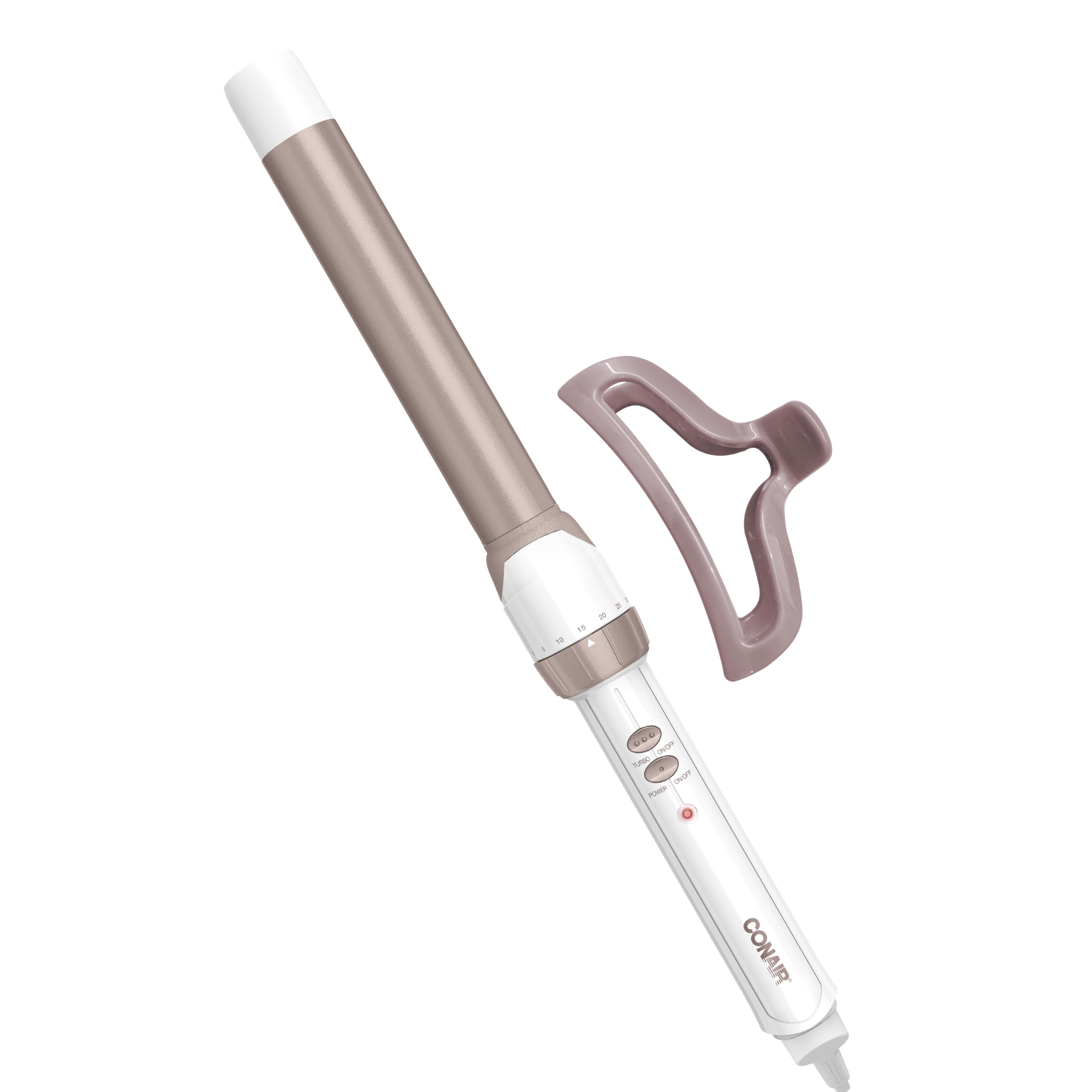 Conair Double Ceramic 1inch Wand creates smooth waves with frizz reduction for long-lasting style