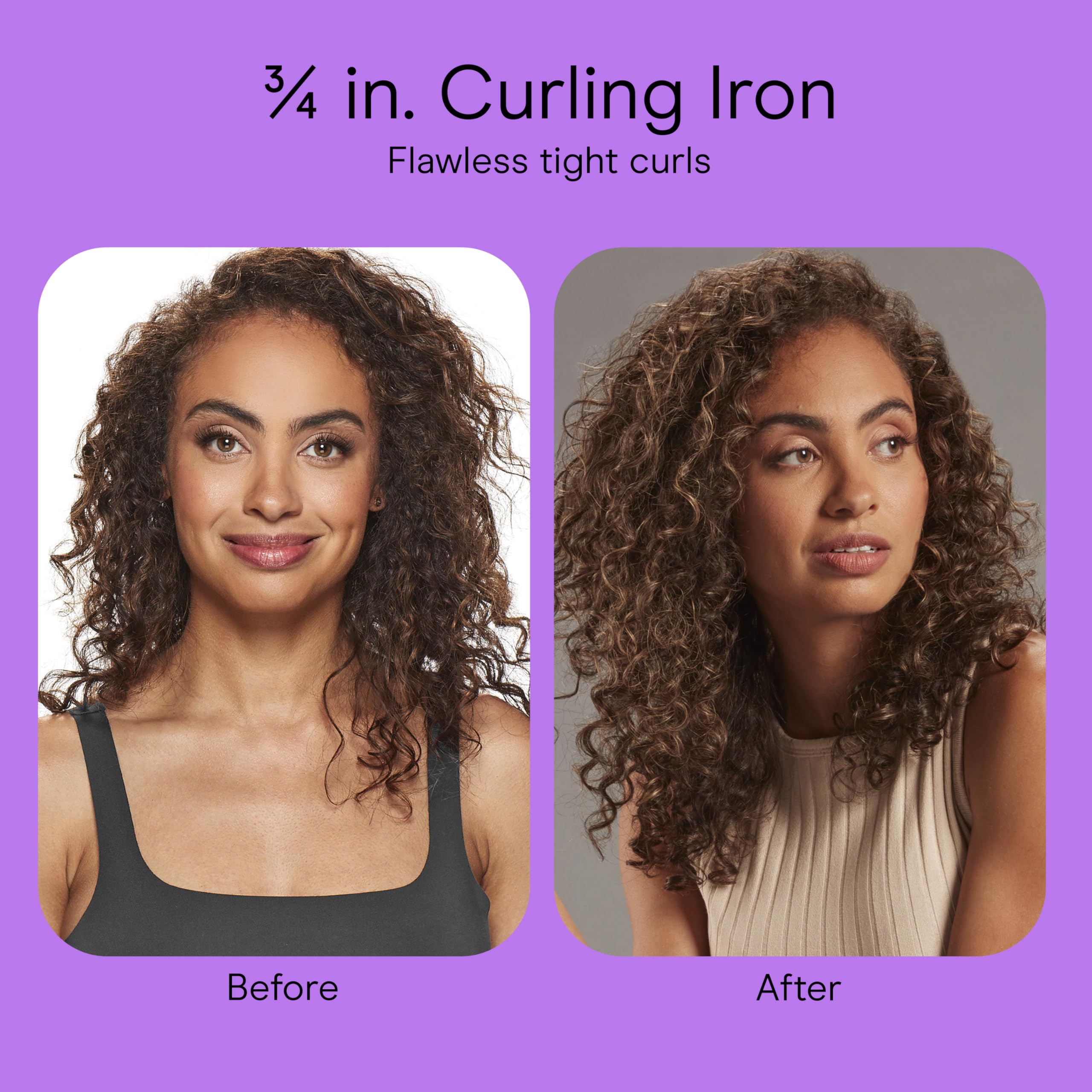 Conair curling iron with travel case ready for on-the-go styling.