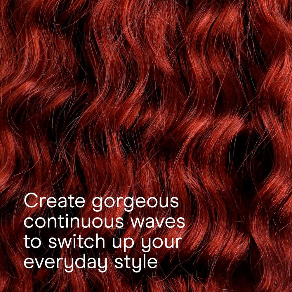 Conair Double Ceramic 3-Barrel Curling Iron creates smooth beachy waves