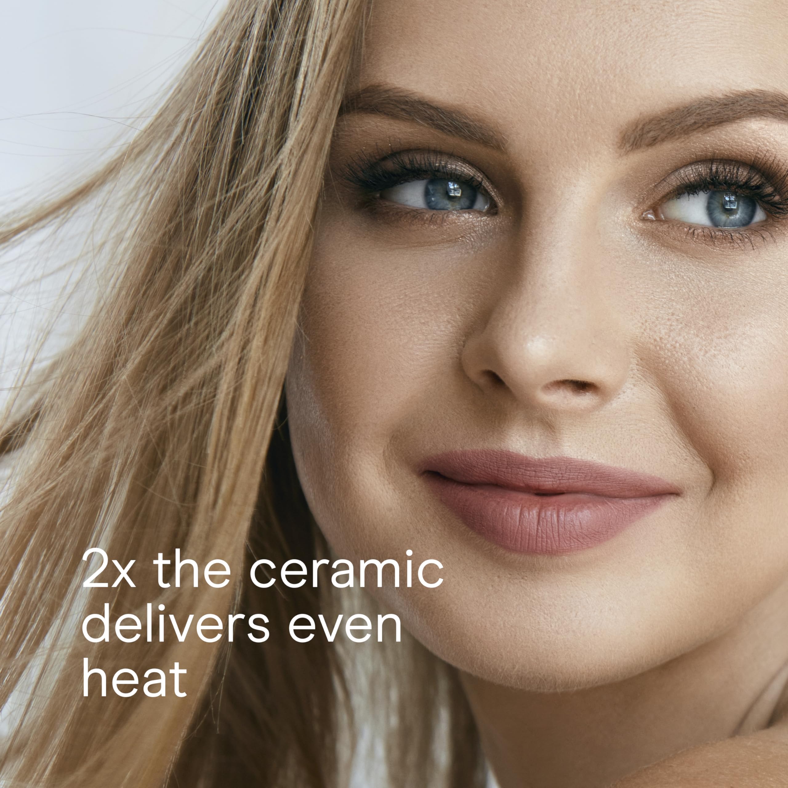 Conair Double Ceramic Flat Iron features extra-long floating plates for fewer passes.
