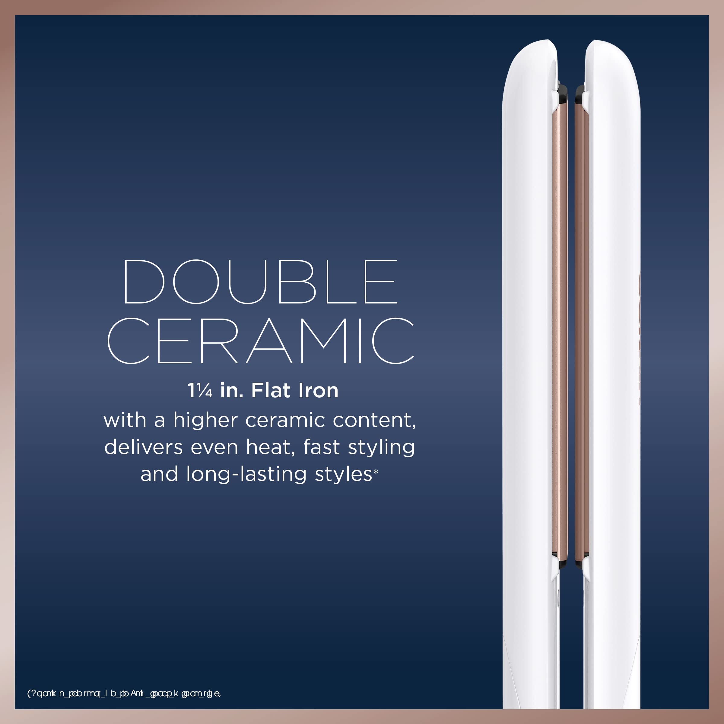Conair flat iron with floating plates for fast, gentle styling across larger sections.