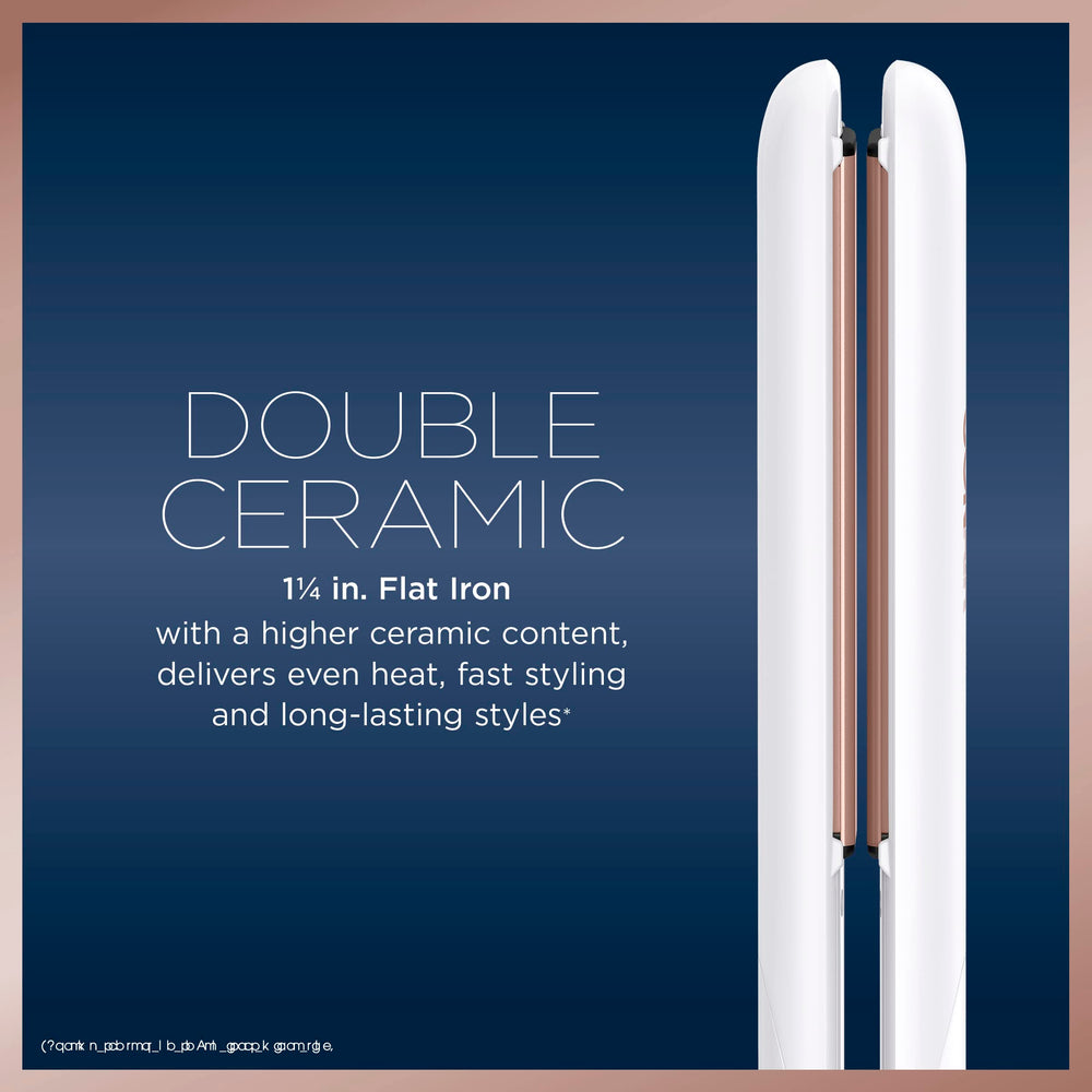 Conair flat iron with floating plates for fast, gentle styling across larger sections.