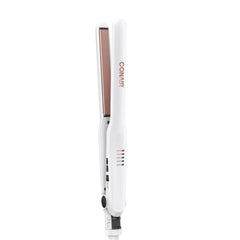 Conair Double Ceramic Flat Iron plates close-up for gentle heat and frizz control