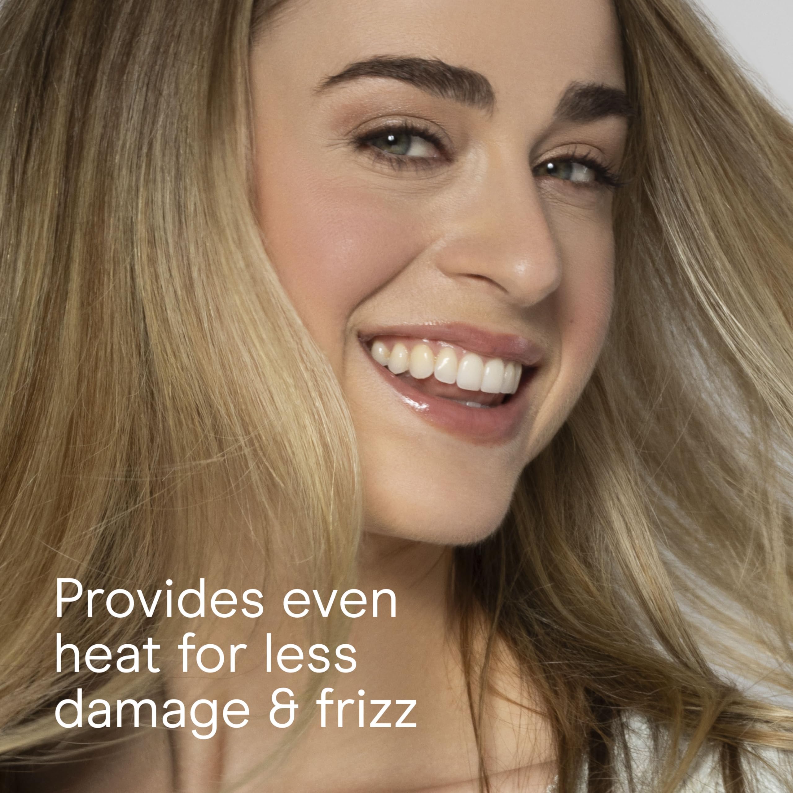 Conair dries as you style with even heat distribution