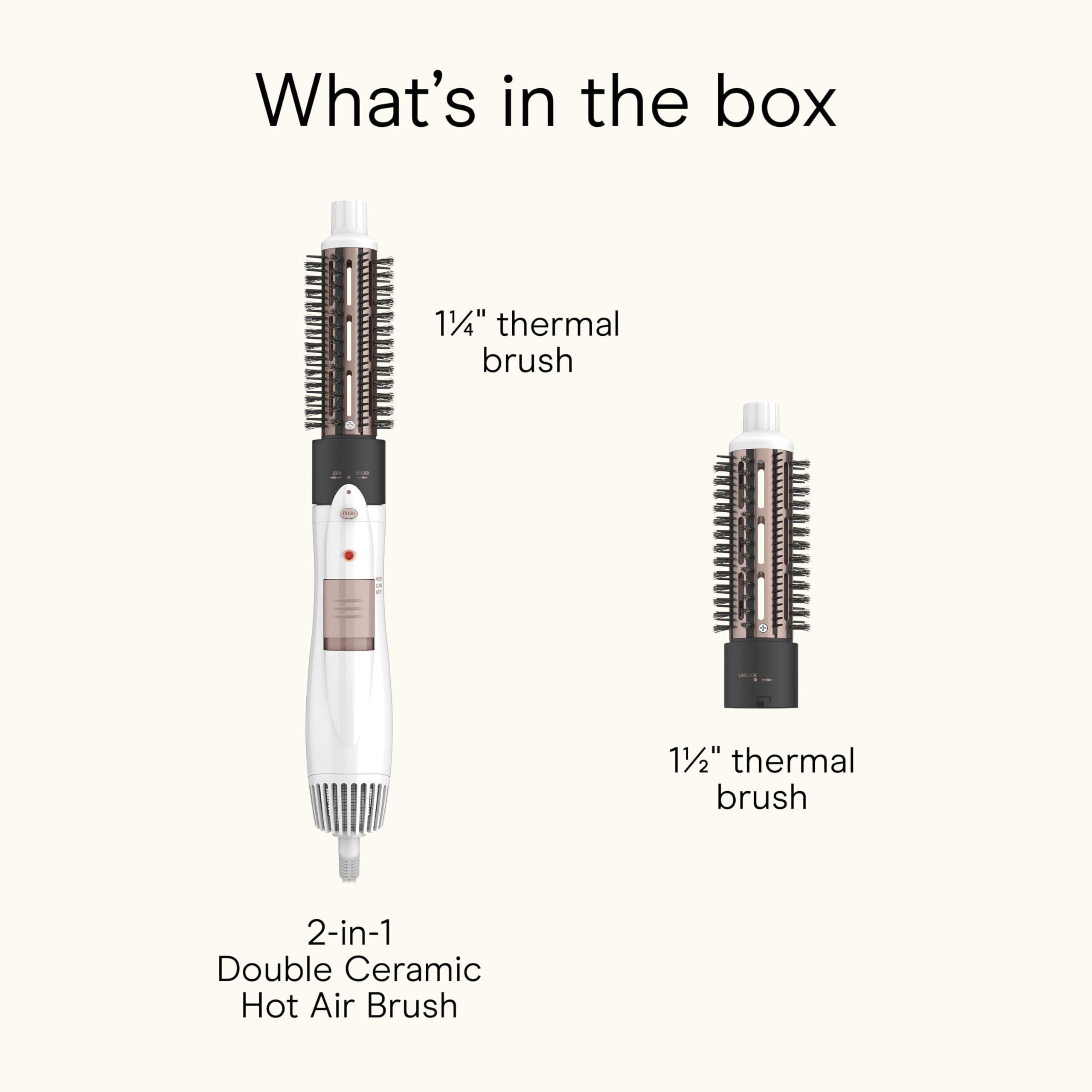 Conair ergonomic handle supports comfortable grip during extended sessions
