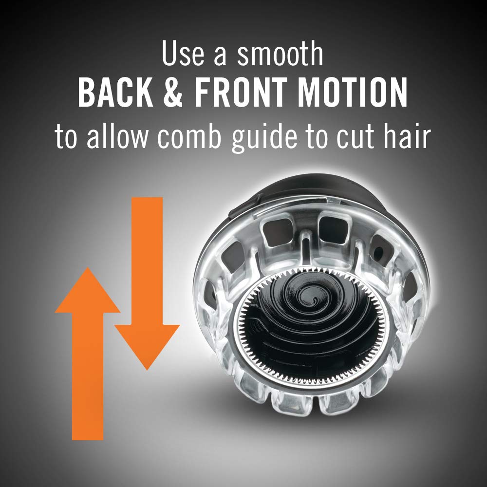 Conair Even Cut barber comb included for precision detailing