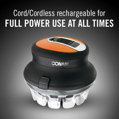 Conair Even Cut stainless steel blades deliver clean, safe cuts every time