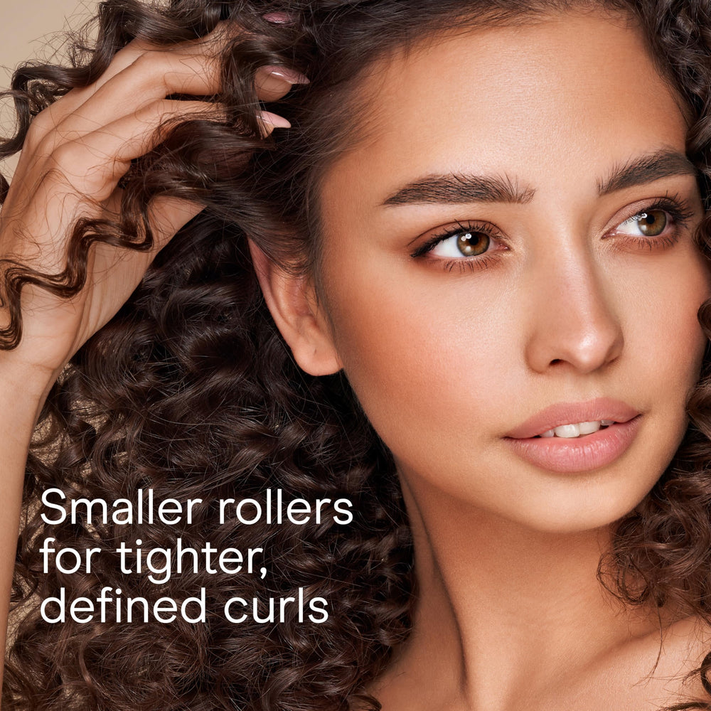 Conair foam rollers allow easy sectioning for quick styling