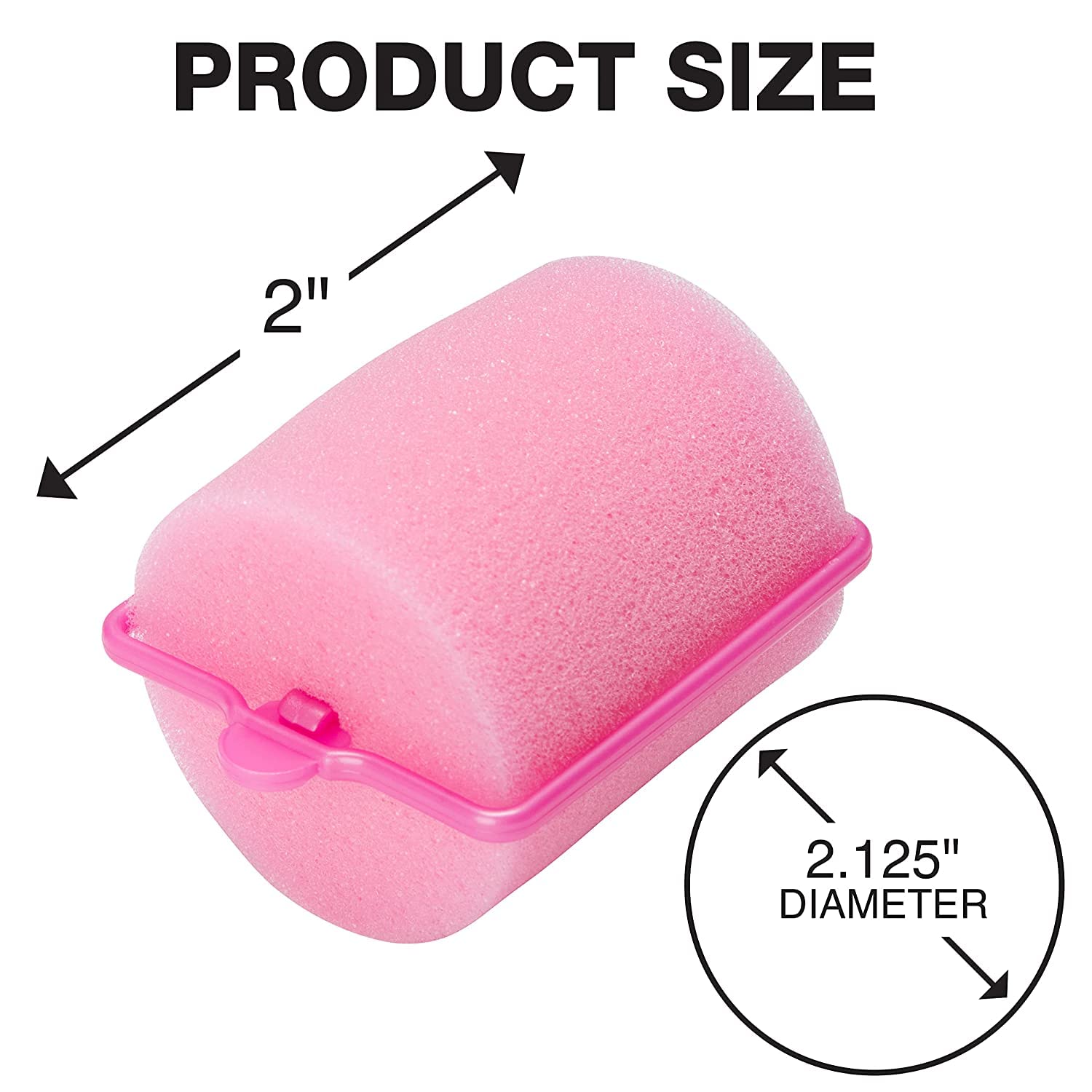 Conair foam hair rollers deliver big volume and wake-up ready style.