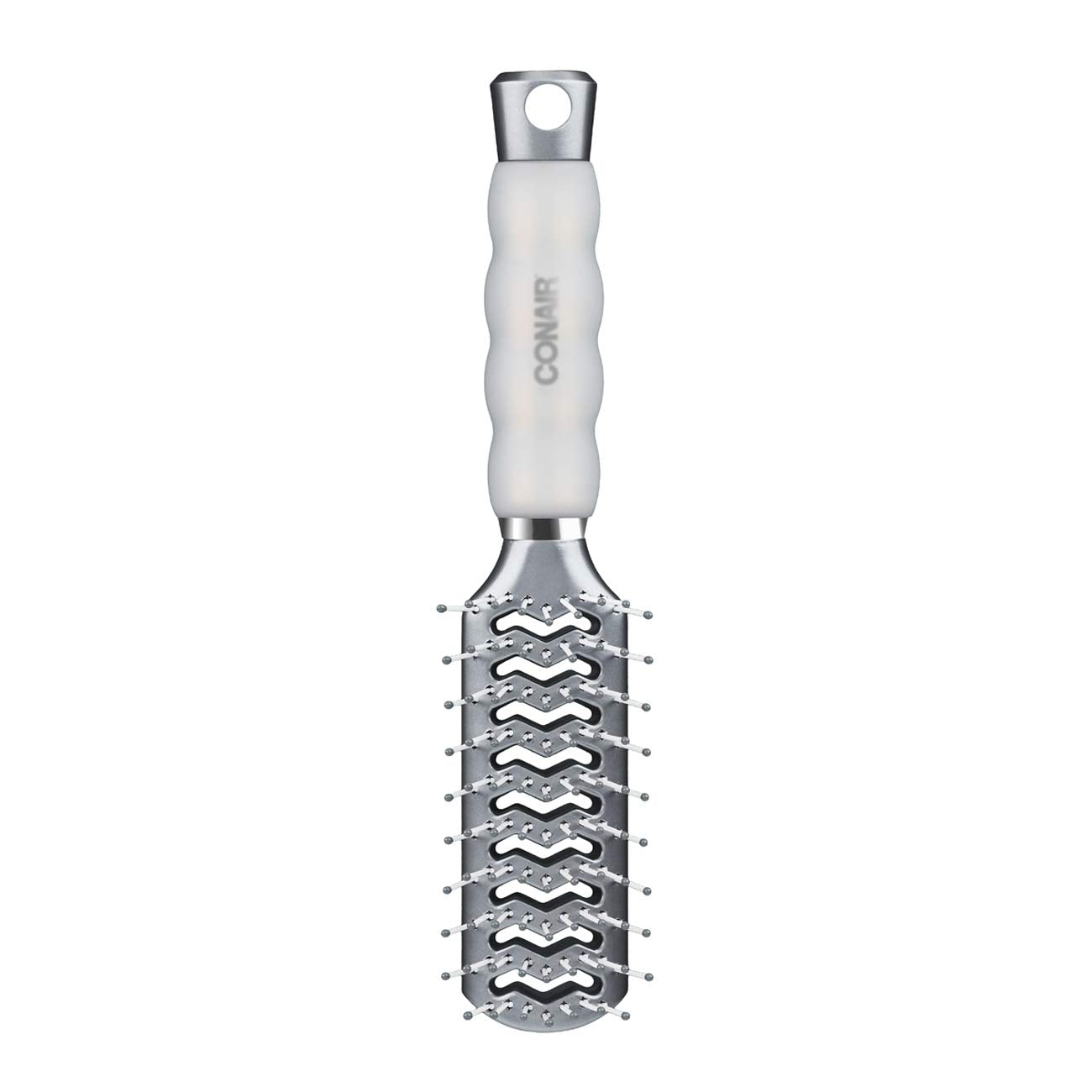 Conair Gel Grips vented brush handle close-up for comfortable grip and control