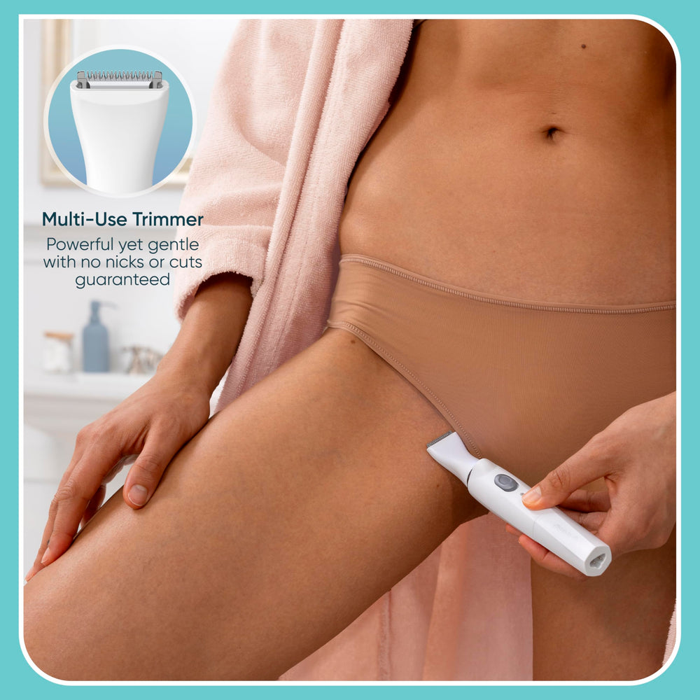Conair GIRLBOMB nose and ear trimmer for safe grooming.