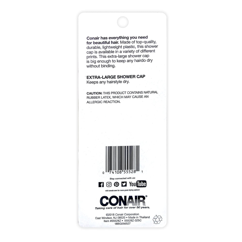 Gorro bouffant de Conair para evitar salpicaduras y enredos en la ducha