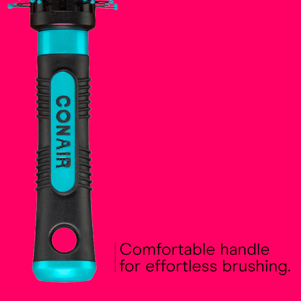 Conair Grip & Style Round Brush ready for coarse and curly hair routines