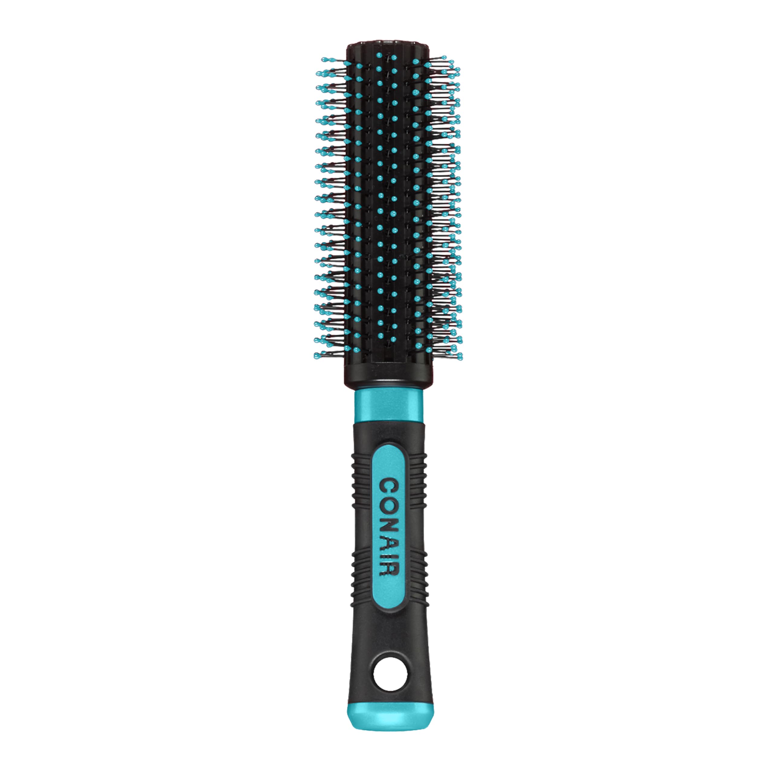 Conair Grip & Style Round Brush with nylon bristles for quick, smooth blowouts