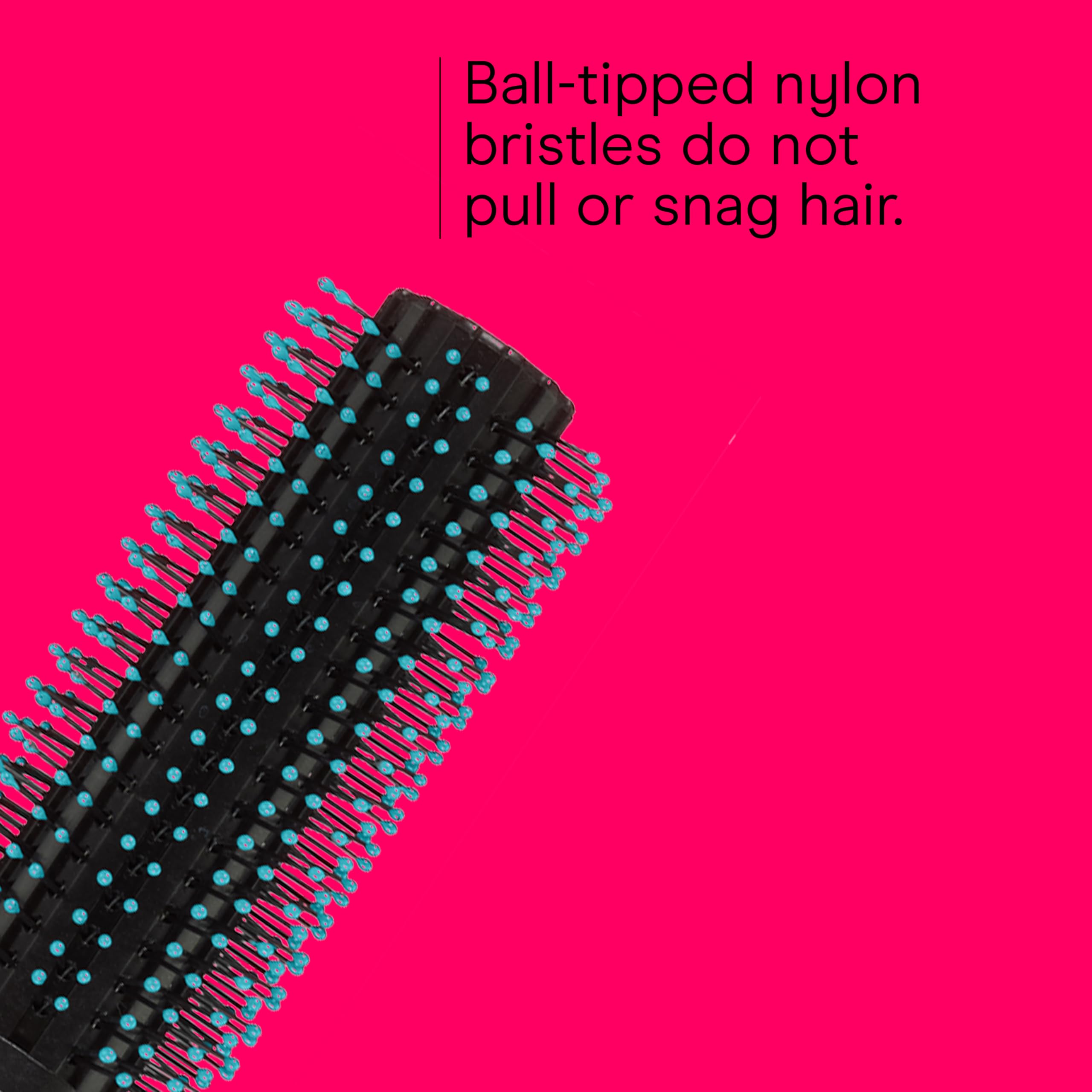 Conair Grip & Style Round Brush volume barrel adds fullness to styles