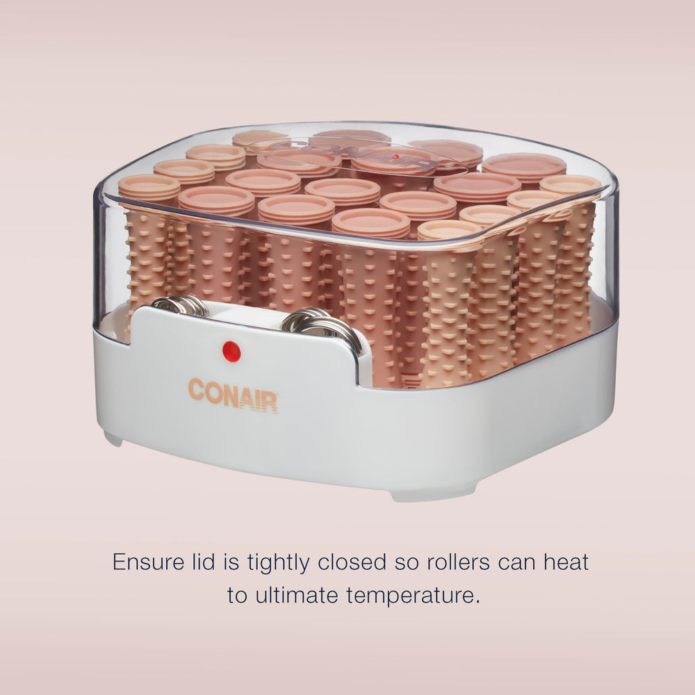 Conair HairSetter 3-4-inch roller in use for defined waves.