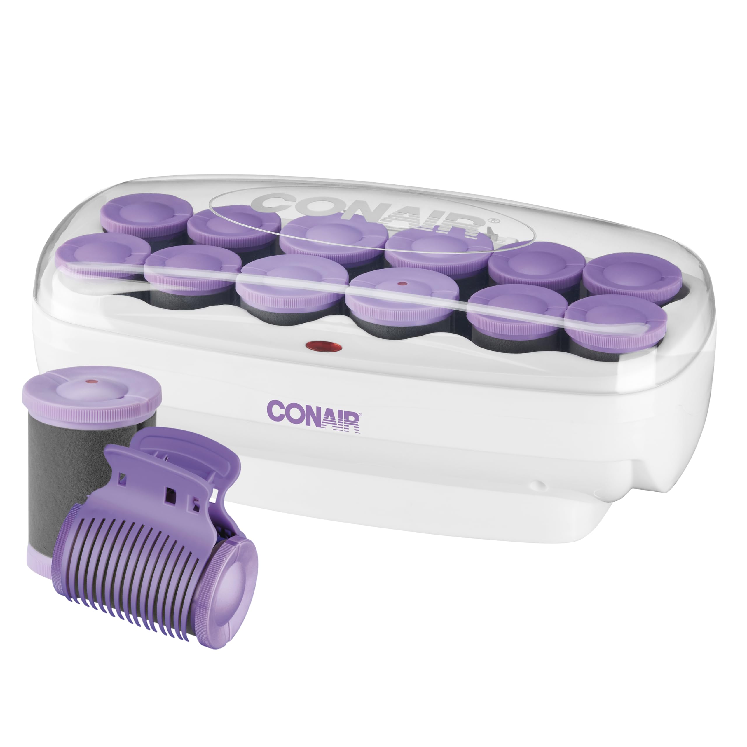 Conair hot rollers ceramic flocked set ready for easy styling