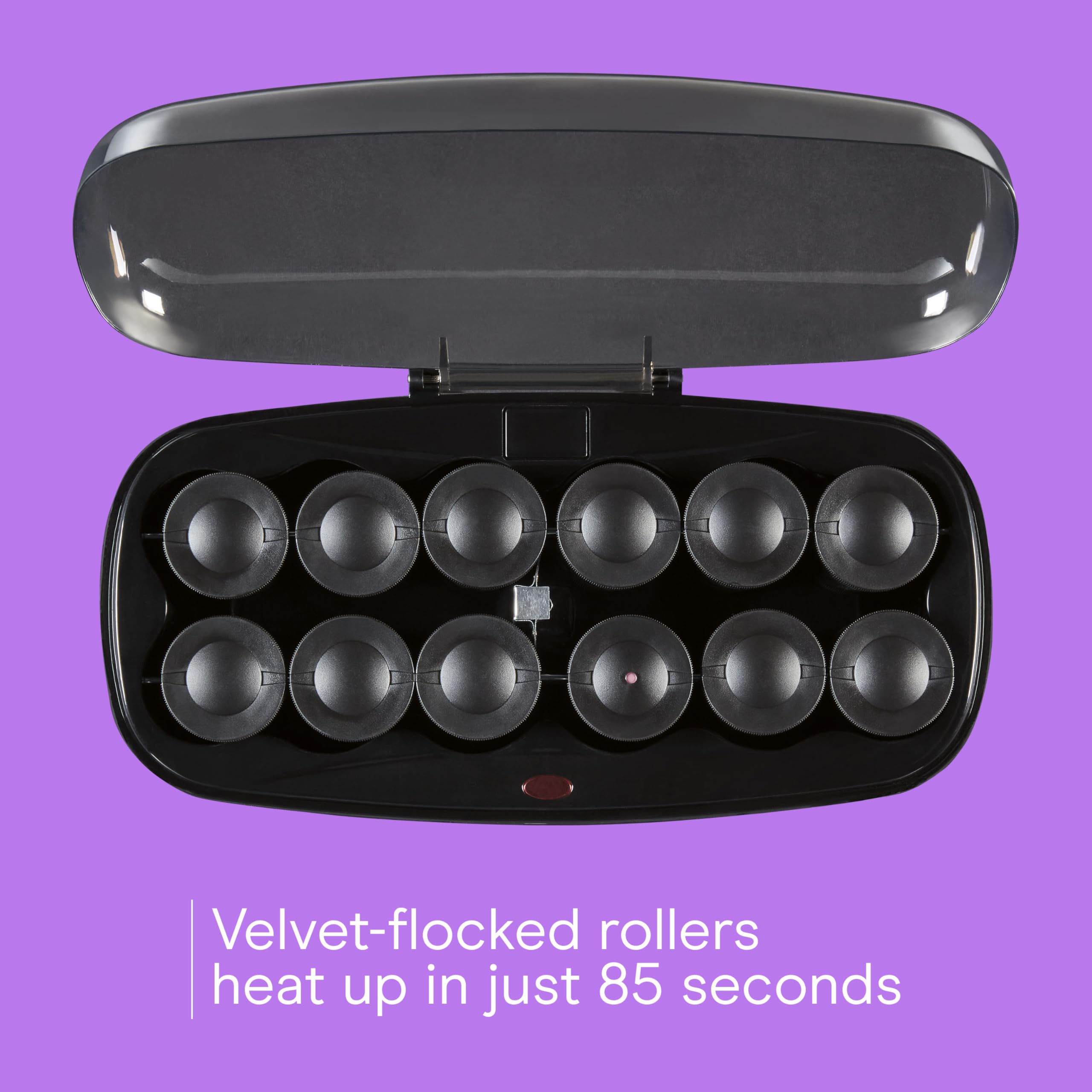 Conair clips locking sections during hot roller styling