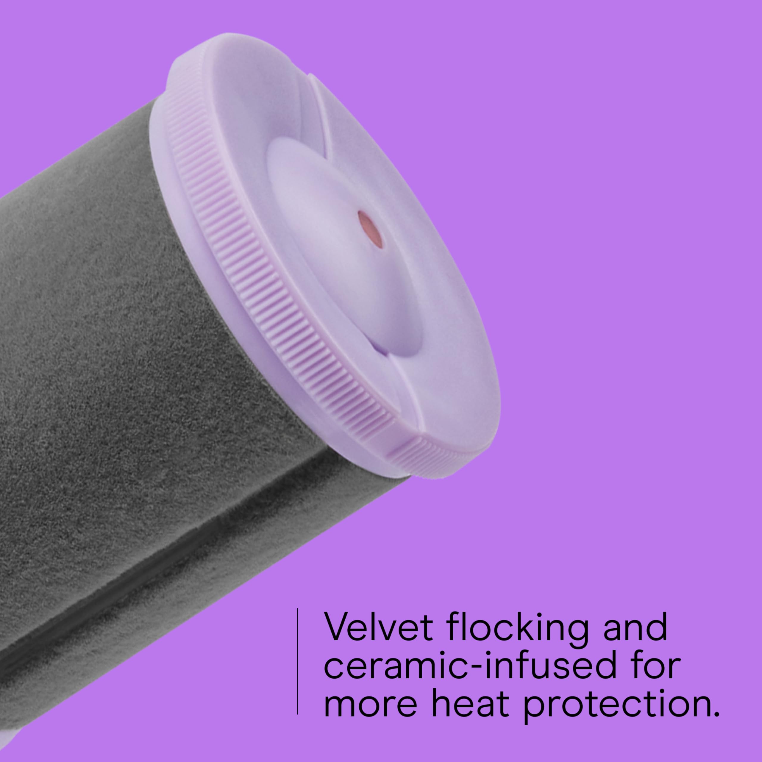 Conair hot rollers eight jumbo 1.50-inch rollers for soft waves