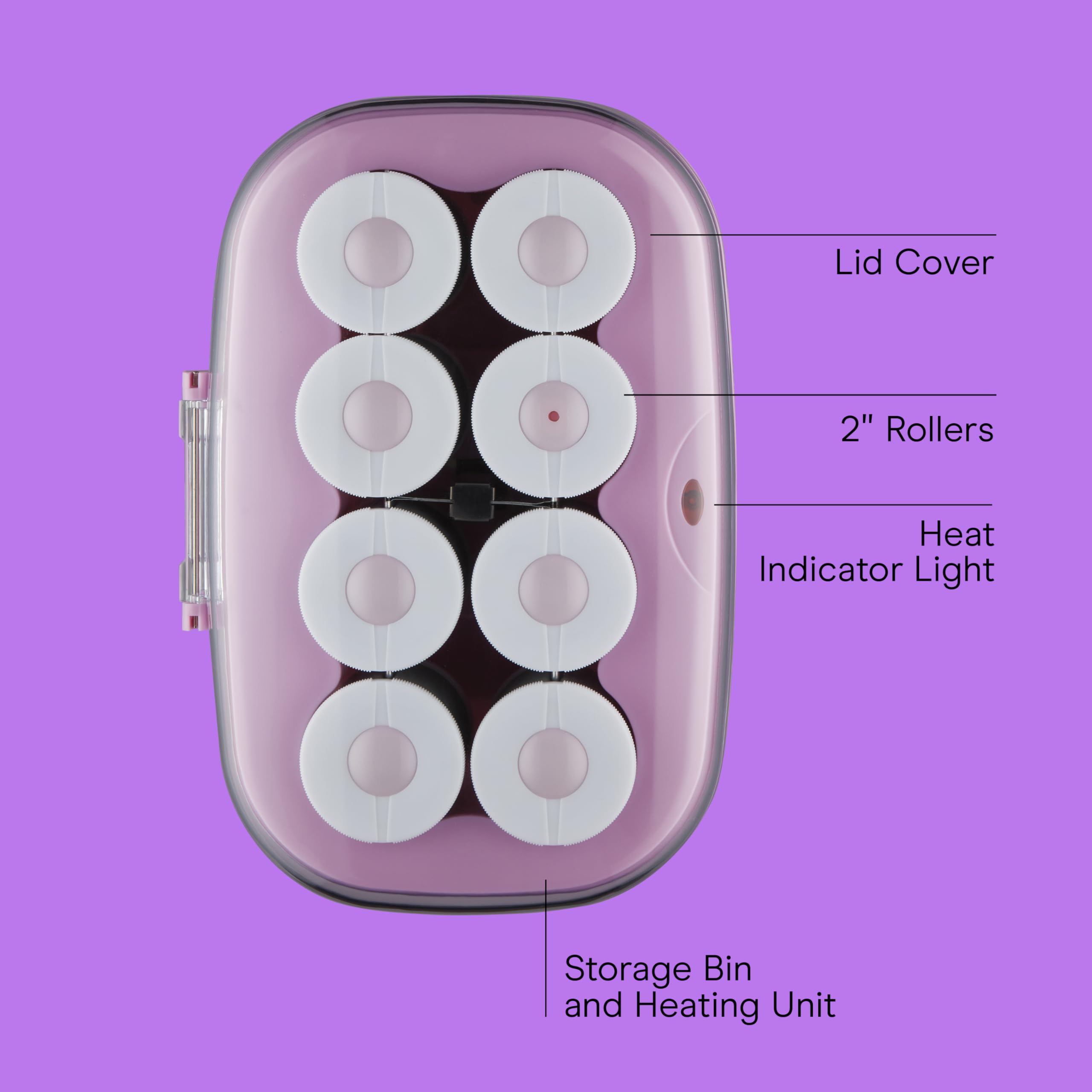Conair velvet-cover jumbo roller for smooth styling
