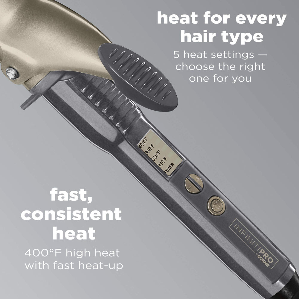 Conair InfinitiPro auto-off feature adds safety after styling sessions.