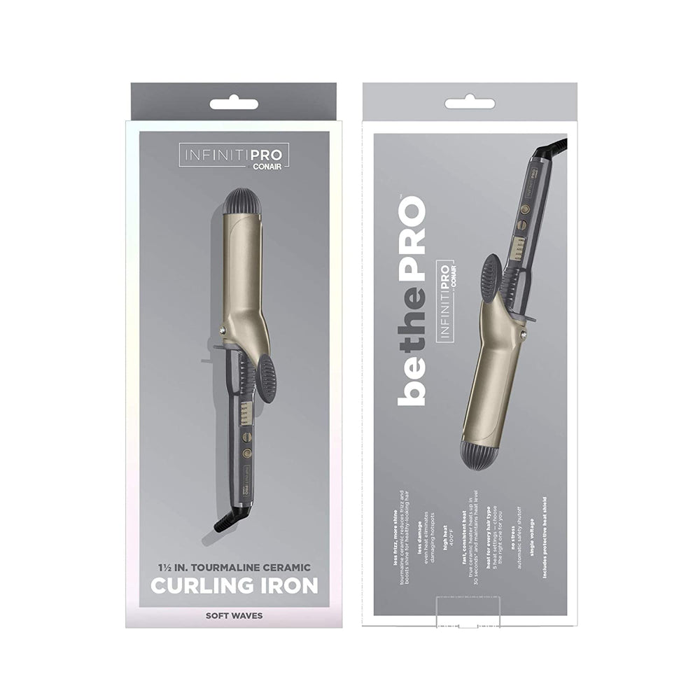 Conair InfinitiPro six-foot cord allows flexible curling maneuverability during use.