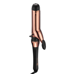 Conair INFINITIPRO Rose Gold Titanium curling iron with 1.5-inch barrel for smooth waves.