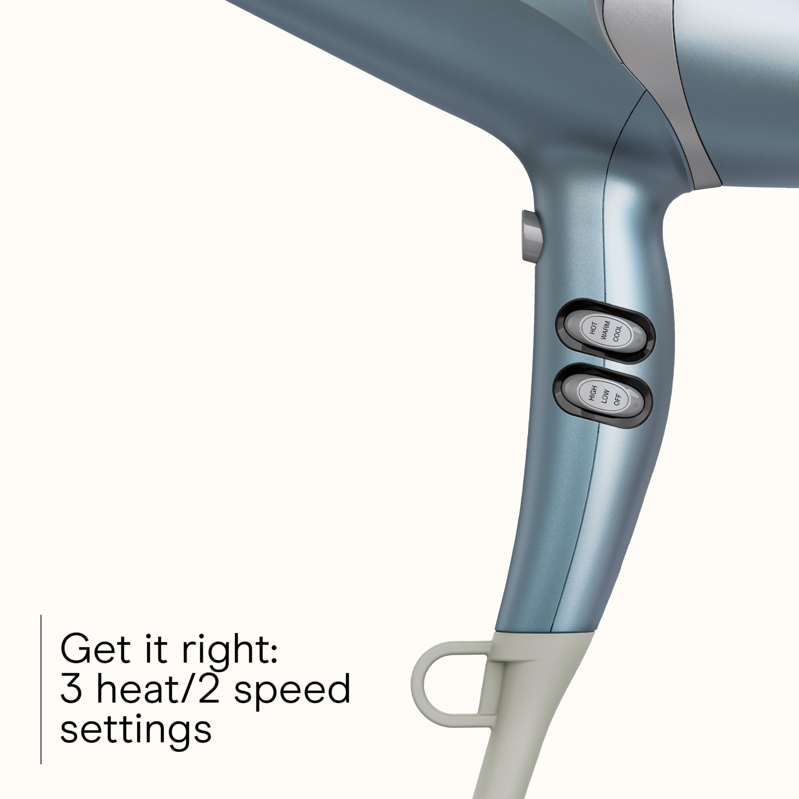 Conair Infiniti Pro dryer with concentrator nozzle for sleek, straight blowouts